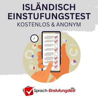 Isländisch Einstufungstest - Kostenlos und anonym