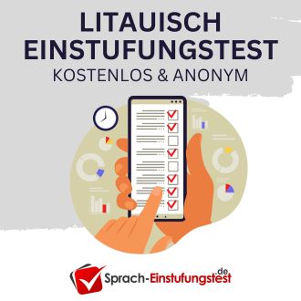 Litauisch Einstufungstest - Kostenlos und anonym